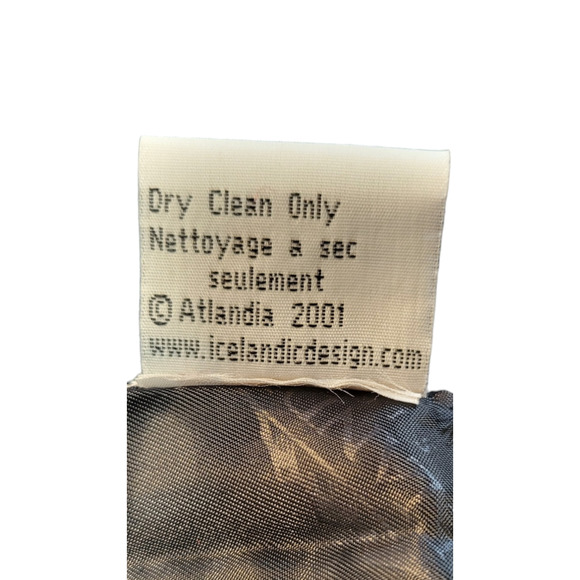 Vintage Icelandic Design Sweater Jacket Embroidered‎ Sz M Zip Up Fully Lined - Picture 9 of 11